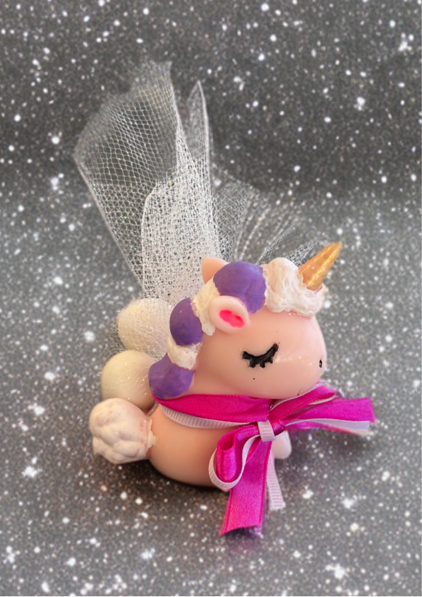 Μπομπονιέρα unicorn - Μονόκερος κεράκι !