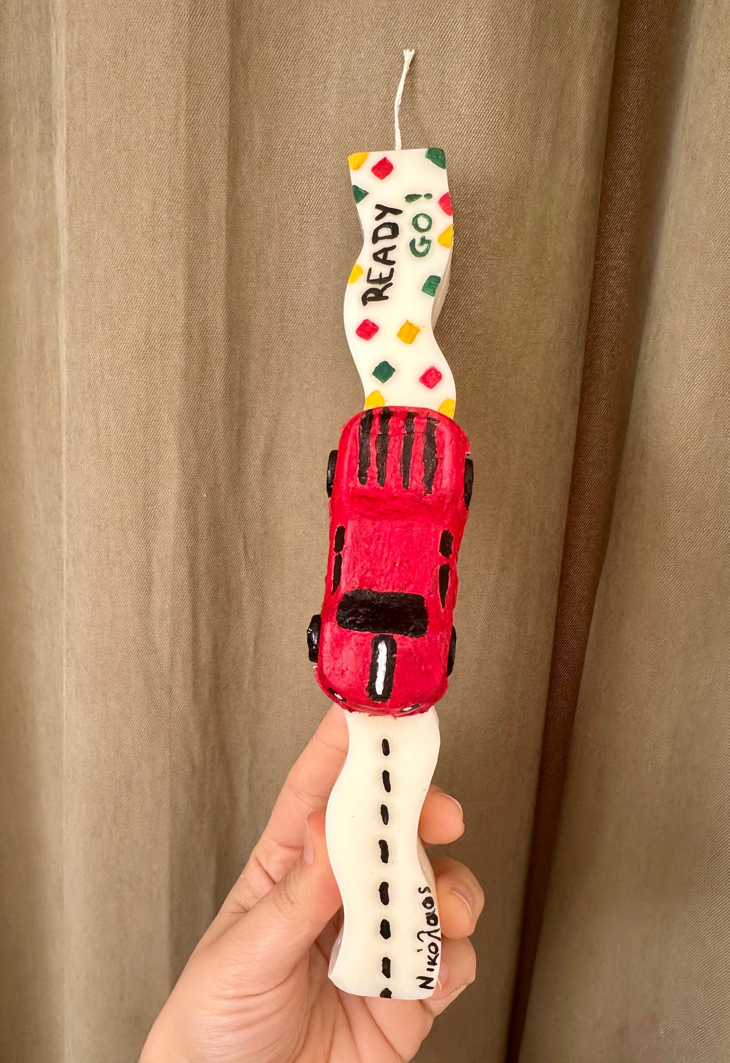 Πασχαλινή Λαμπάδα αυτοκινητάκι !