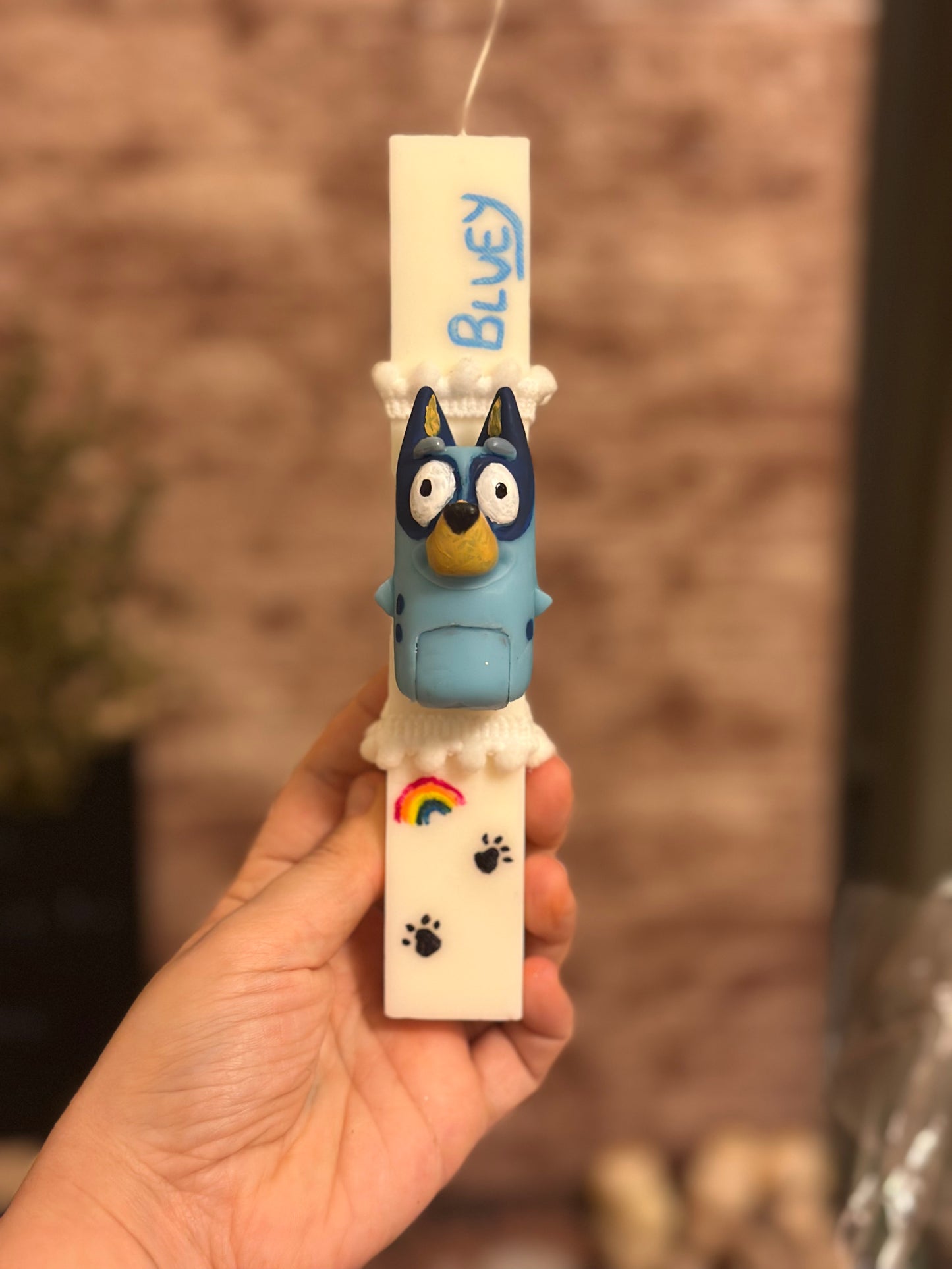 Πασχαλινή Λαμπάδα μπλουι !