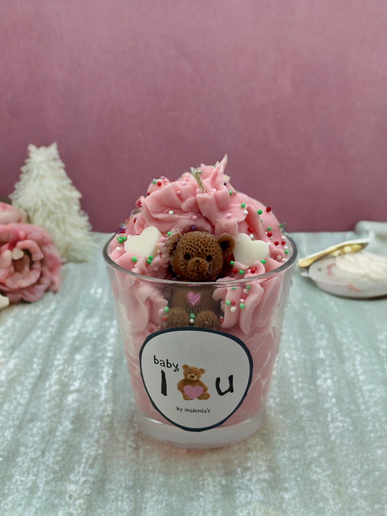 Άγιος Βαλεντίνος κερί αρκουδάκι -Teddy Love