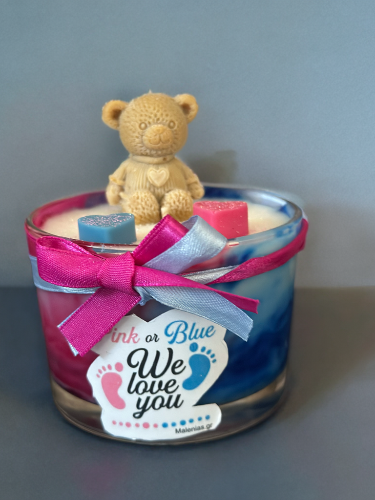 Gender reveal κερί