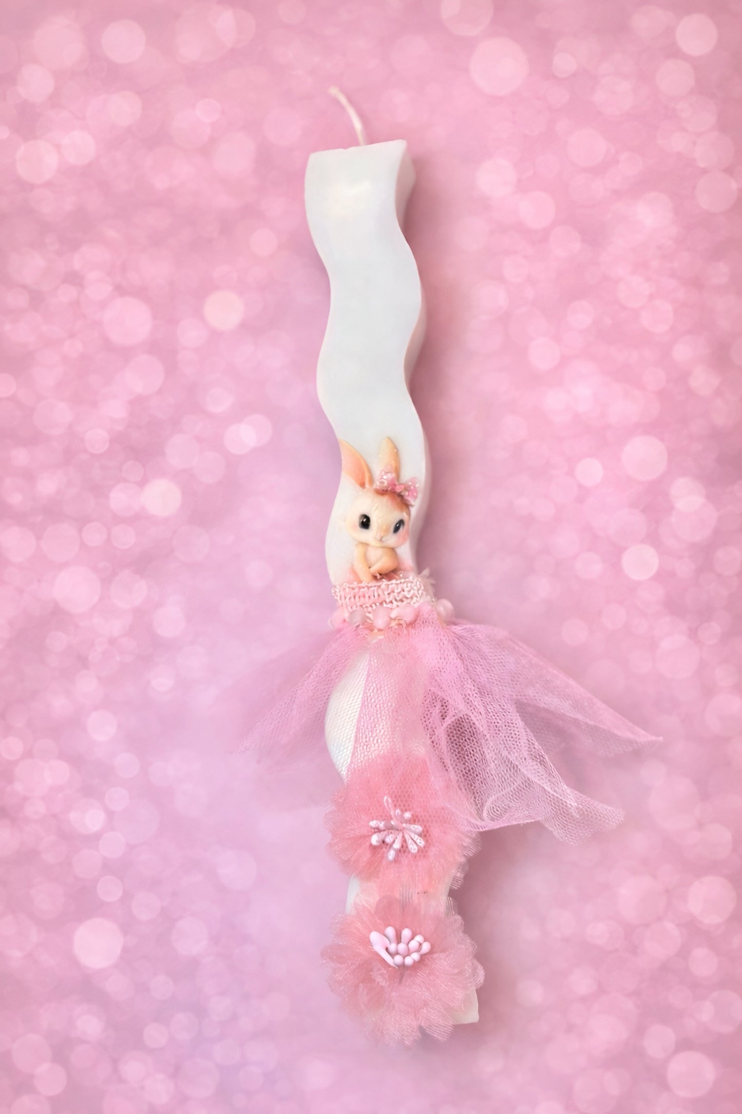 Χειροποίητη λαμπάδα λαγουδάκι !